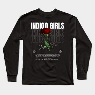 Indigo Girls // Flower Long Sleeve T-Shirt